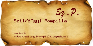 Szilágyi Pompilla névjegykártya